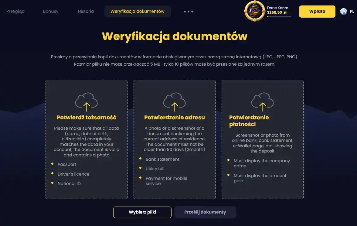 slotgem weryfikacja kasyna