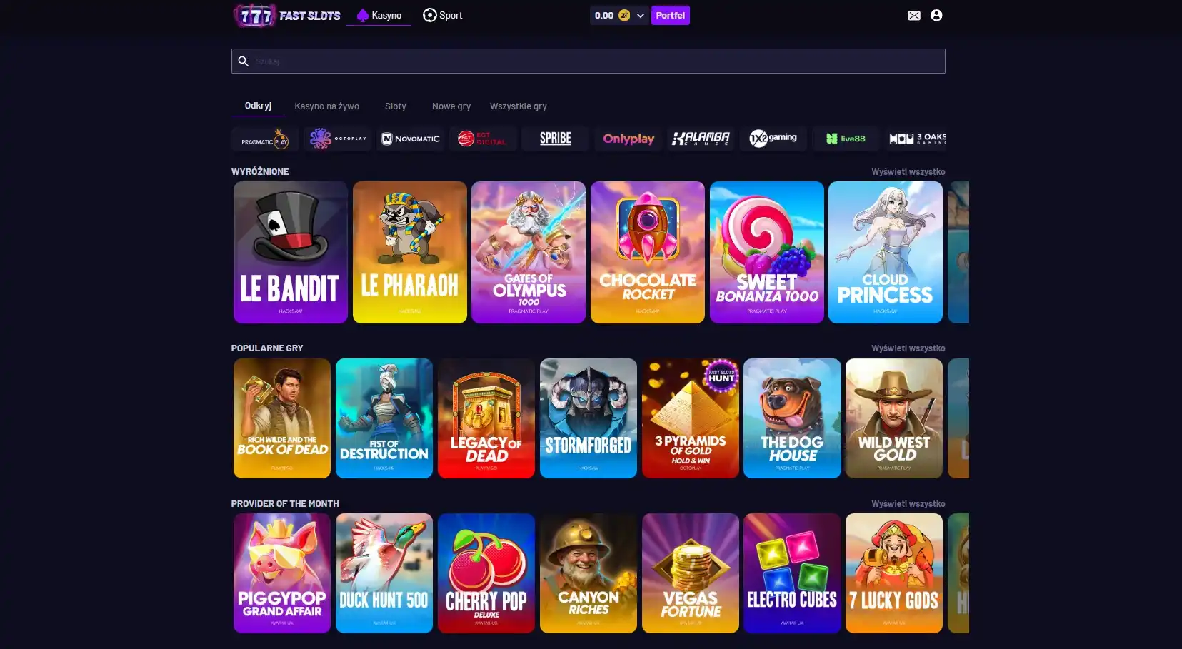 fast slots gry